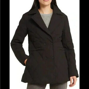 BCBG MAXAZRIA Womens Quilted Water Resistant Blazer Style Jacket Size‎ Small